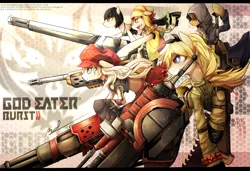 Size: 1900x1300 | Tagged: artist:dishwasher1910, derpibooru import, god eater, ponified, safe