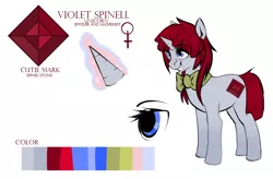 Size: 1024x670 | Tagged: artist:risterdus, derpibooru import, oc, oc:violet spinell, reference sheet, safe, solo, unofficial characters only