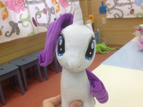 Size: 500x375 | Tagged: derpibooru import, irl, nici, official, photo, plushie, rarity, safe