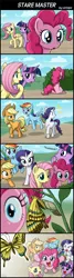 Size: 800x2980 | Tagged: safe, artist:uotapo, derpibooru import, applejack, fluttershy, pinkie pie, rainbow dash, rarity, twilight sparkle, twilight sparkle (alicorn), alicorn, butterfly, pony, cocoon, comic, crowning moment of heartwarming, female, mane six, mare, uotapo is trying to murder us