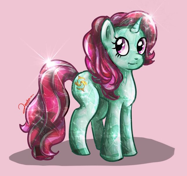 Size: 900x847 | Tagged: safe, artist:jesuka, derpibooru import, oc, unofficial characters only, crystal pony, pony, solo