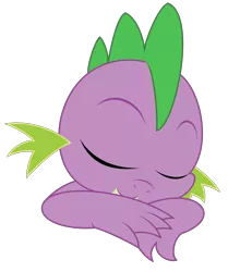 Size: 3994x4774 | Tagged: safe, artist:kp-shadowsquirrel, artist:tyler611, derpibooru import, spike, dragon, absurd resolution, claws, cute, eyebrows, eyes closed, icon, male, simple background, sleeping, sleepy, solo, spikabetes, transparent background, vector