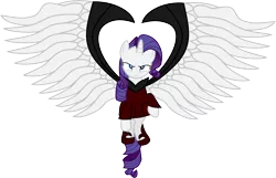 Size: 9959x6407 | Tagged: safe, artist:atomicmillennial, derpibooru import, rarity, alicorn, pony, absurd resolution, alicornified, clothes, large wings, race swap, raricorn, solo