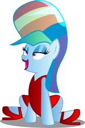 Size: 7187x10769 | Tagged: safe, artist:atomicmillennial, derpibooru import, rainbow dash, pegasus, pony, absurd resolution, alternate hairstyle, clothes, dress, high heels, hypnosis, lipstick, makeup, rainbow dash always dresses in style, shoes, simple background, solo, transparent background