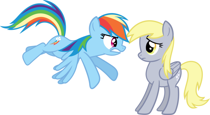 Size: 3570x1958 | Tagged: safe, artist:porygon2z, derpibooru import, derpy hooves, rainbow dash, pegasus, pony, female, mare, simple background, transparent background, vector