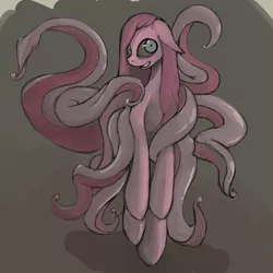 Size: 1280x1279 | Tagged: semi-grimdark, artist:erijt, derpibooru import, pinkie pie, eldritch abomination, image, pinkamena diane pie, png, tentaclepie, tentacles