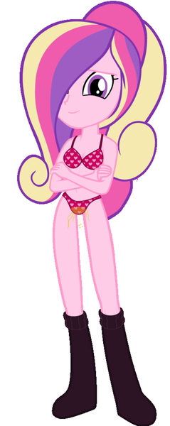 Size: 1009x2529 | Tagged: suggestive, derpibooru import, princess cadance, equestria girls, bra, breasts, clothes, crossed arms, dripping, humanized, leaking, panties, pissing, underwear, urine, watersports, wetting