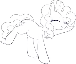 Size: 926x778 | Tagged: artist:mcsadat, derpibooru import, grayscale, monochrome, pinkie pie, safe, simple background, solo