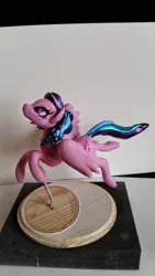 Size: 1024x1820 | Tagged: artist:strawberrymeadow, craft, derpibooru import, g1, irl, photo, safe, sculpture, solo, whizzer