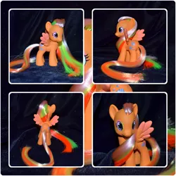 Size: 1204x1204 | Tagged: safe, artist:soulren, derpibooru import, sea breeze, pegasus, pony, brushable, custom, g1, g1 to g4, generation leap, irl, photo, solo, toy, tropical ponies