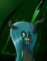 Size: 1280x1647 | Tagged: safe, artist:iados, derpibooru import, queen chrysalis, changeling, changeling queen, female, solo