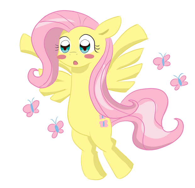 Size: 1691x1637 | Tagged: safe, artist:timorikawa, derpibooru import, fluttershy, pixiv, solo