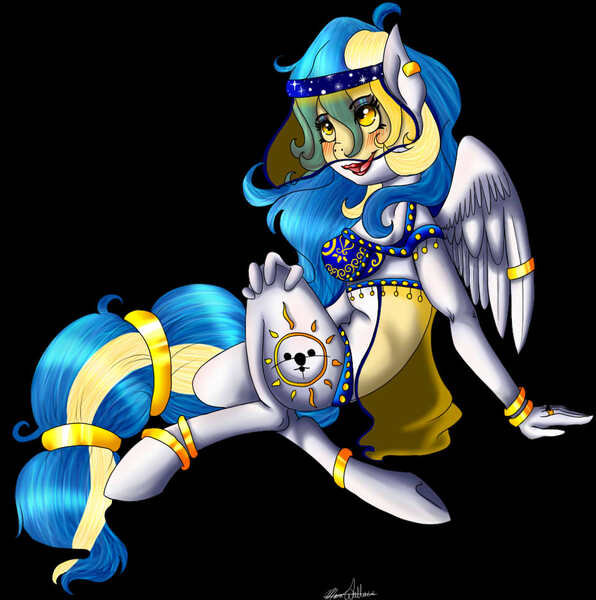 Size: 958x964 | Tagged: safe, artist:tardispony, derpibooru import, oc, unofficial characters only, anthro, pegasus, unguligrade anthro, black background, fair, simple background