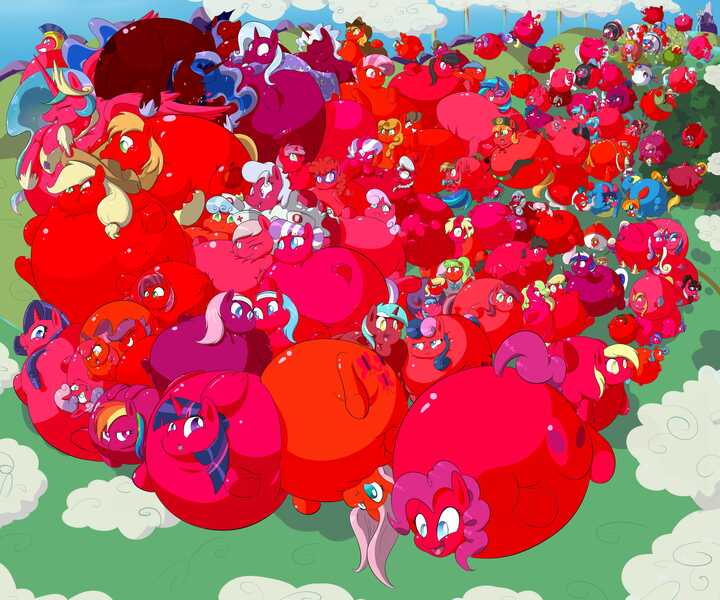 Size: 6000x5000 | Tagged: safe, artist:anonopony, derpibooru import, allie way, aloe, amethyst star, apple bloom, applejack, babs seed, beauty brass, berry punch, big mcintosh, blossomforth, blues, bon bon, braeburn, candy mane, caramel, carrot cake, carrot top, cheerilee, cherry jubilee, chickadee, cloud kicker, cloudchaser, coco pommel, cup cake, daisy, daring do, derpy hooves, diamond tiara, dinky hooves, doctor whooves, donut joe, elsie, fancypants, featherweight, fleetfoot, fleur de lis, flitter, flower wishes, fluttershy, golden harvest, goldengrape, hoity toity, lemon hearts, lightning dust, lily valley, lotus blossom, lyra heartstrings, mayor mare, minuette, ms. harshwhinny, ms. peachbottom, night light, noteworthy, nurse redheart, nurse snowheart, nurse sweetheart, octavia melody, photo finish, pinkie pie, pokey pierce, pound cake, powder rouge, pretty vision, prince blueblood, princess cadance, princess celestia, princess luna, pumpkin cake, rainbow dash, rainbowshine, rarity, raven, roseluck, ruby pinch, rumble, sapphire shores, savoir fare, scootaloo, screw loose, screwball, sea swirl, shining armor, shoeshine, silver spoon, silverspeed, sir colton vines iii, snails, snips, soarin', soigne folio, spitfire, stella lashes, sunshower raindrops, suri polomare, sweetie belle, tag-a-long, thunderlane, trixie, truffle shuffle, twilight sparkle, twilight sparkle (alicorn), twilight velvet, twinkleshine, twist, vinyl scratch, white lightning, zecora, alicorn, pegasus, pony, zebra, 99 luftballons, 99 red balloons, absurd resolution, balloon, cutie mark crusaders, elise, everypony, female, horte cuisine, inflation, mane six, mare, needs more jpeg, not salmon, red balloon, royal guard, sindy, stella, wat
