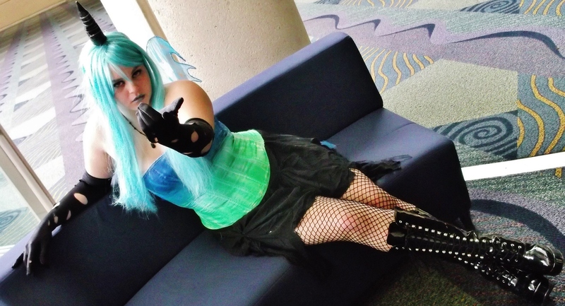 Size: 4230x2288 | Tagged: artist:konchiroichi, cosplay, derpibooru import, human, irl, irl human, photo, queen chrysalis, safe