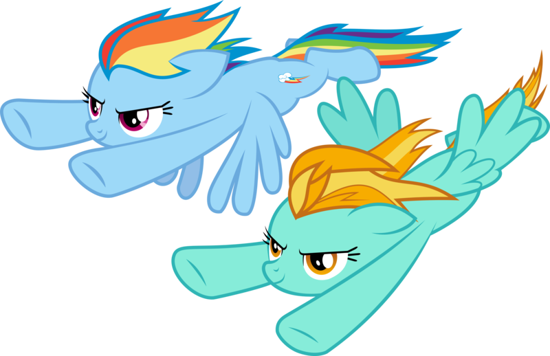 Size: 5246x3394 | Tagged: artist:drakizora, derpibooru import, lightning dust, rainbow dash, safe, simple background, transparent background, vector