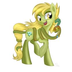 Size: 700x700 | Tagged: safe, artist:swanlullaby, derpibooru import, oc, oc:snake charmer, unofficial characters only, earth pony, pony, snake, feather, female, mare, peacock feathers, solo