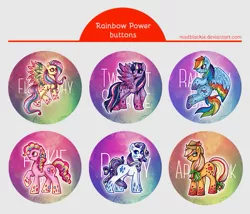 Size: 635x544 | Tagged: safe, artist:madblackie, derpibooru import, applejack, fluttershy, pinkie pie, rainbow dash, rarity, twilight sparkle, twilight sparkle (alicorn), alicorn, pony, female, mane six, mare, rainbow power