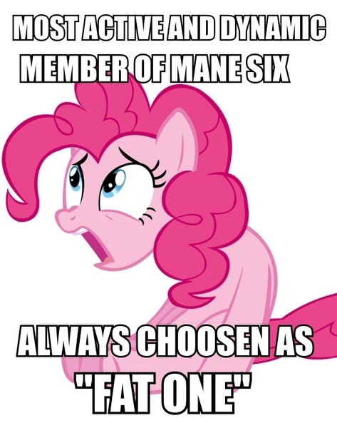 Size: 566x718 | Tagged: derpibooru import, fat, image macro, meme, misspelling, pinkie pie, safe