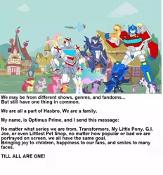 Size: 968x1042 | Tagged: 1000 hours in ms paint, apple bloom, applejack, arcee, artist:terry, cutie mark crusaders, derpibooru import, derpy hooves, fluttershy, mane seven, mane six, meta, ms paint, optimus prime, pinkie pie, ponyville, princess celestia, princess luna, rainbow dash, rarity, ratchet, safe, scootaloo, spike, sweetie belle, text, transformers, trollbait, twilight sparkle