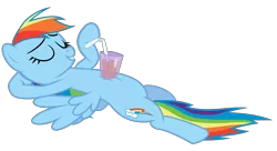 Size: 7000x3818 | Tagged: safe, artist:archive-alicorn, derpibooru import, rainbow dash, simple background, solo, transparent background, vector