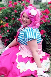 Size: 837x1250 | Tagged: safe, artist:inkyinkydoo, derpibooru import, pinkie pie, human, cosplay, irl, irl human, photo