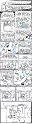 Size: 550x2106 | Tagged: safe, artist:foudubulbe, derpibooru import, maud pie, trixie, pony, comic:damp rocks, bed, comic, ear bite, feels, female, hat, hug, lesbian, mauxie, nightcap, shipping