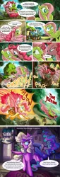 Size: 1585x4682 | Tagged: safe, artist:jowybean, derpibooru import, fluttershy, pinkie pie, oc, bat pony, pony, comic, luna academy