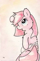 Size: 741x1130 | Tagged: artist:slightlyshade, comb, derpibooru import, pinkie pie, safe, solo, traditional art, wet, wet mane