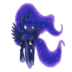 Size: 500x500 | Tagged: artist:breadcipher, derpibooru import, lunadoodle, princess luna, safe, simple background, solo, transparent background