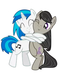 Size: 800x923 | Tagged: artist:leelah-sama, derpibooru import, octavia melody, safe, vinyl scratch