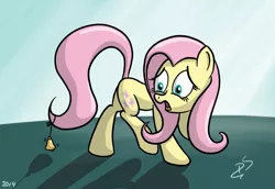 Size: 1024x704 | Tagged: safe, artist:filpapersoul, derpibooru import, fluttershy, bell, crying, solo