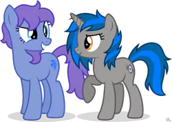 Size: 1060x754 | Tagged: safe, artist:starlessnight22, derpibooru import, oc, oc:homage, oc:jokeblue, unofficial characters only, pony, unicorn, fallout equestria, fanfic, cutie mark, fallout, fanfic art, female, hooves, horn, mare, simple background, smiling, teeth, transparent background