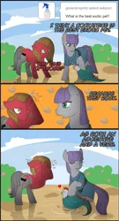 Size: 501x929 | Tagged: ask pun, cockatrice, derpibooru import, double facehoof, facehoof, maud pie, oc, oc:pun, petrification, pun, rock pun, safe, tumblr