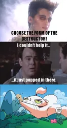 Size: 575x1091 | Tagged: comments, derpibooru import, ghostbusters, gozer, idw, image macro, macro, meme, opalescence, peter venkman, raymond stantz, safe, spoiler:comic, spoiler:comic23