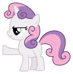 Size: 4932x5000 | Tagged: absurd resolution, artist:zutheskunk traces, derpibooru import, hoofbump, safe, simple background, sweetie belle, transparent background, vector