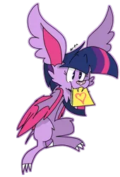 Size: 1024x1504 | Tagged: artist:dizzee-toaster, bat, derpibooru import, safe, solo, species swap, twilight sparkle