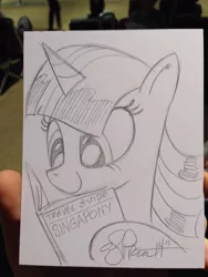 Size: 768x1024 | Tagged: safe, artist:andypriceart, derpibooru import, twilight sparkle, twilight sparkle (alicorn), alicorn, pony, book, female, mare, reading, singapore, sketch, smiling, solo, traditional art