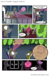 Size: 792x1224 | Tagged: artist:donzatch, cocoon, comic, comic:tale of twilight, derpibooru import, fancypants, fleur-de-lis, royal guard, safe, shining armor, vinyl scratch