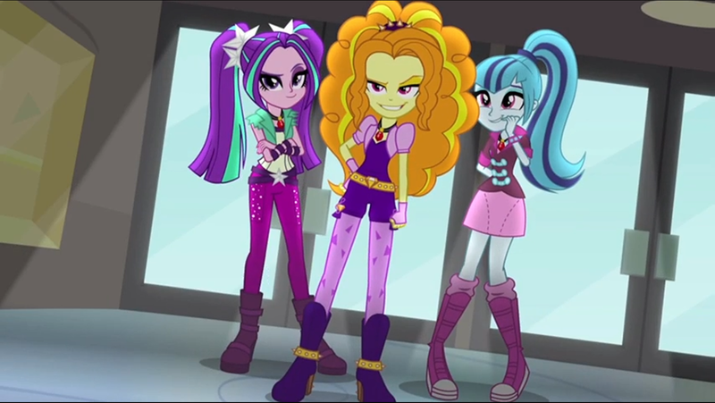 Size: 1680x947 | Tagged: safe, derpibooru import, screencap, adagio dazzle, aria blaze, sonata dusk, equestria girls, rainbow rocks, evil grin, female, gem, obvious villain, siren gem, the dazzlings