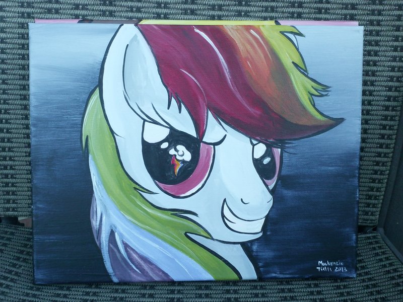 Size: 800x600 | Tagged: safe, artist:ghostlymuse, derpibooru import, rainbow dash, painting