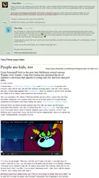 Size: 878x1578 | Tagged: barely pony related, craig mccracken, derpibooru import, deviantart, lauren faust, meta, miscarriage, pregnant, safe, source needed, speculation, text, text only, the picnic, useless source url, wander over yonder