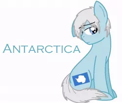 Size: 690x582 | Tagged: antarctica, artist:happydays64, derpibooru import, nation ponies, ponified, safe, solo