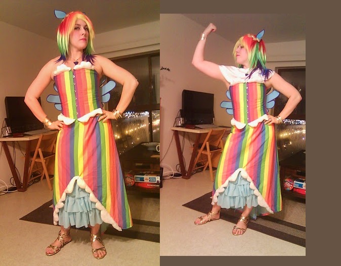 Size: 674x527 | Tagged: artist:dreamhazer, cosplay, derpibooru import, human, irl, irl human, photo, rainbow dash, safe