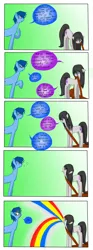 Size: 1000x2685 | Tagged: artist:hewhoerasesmost, asdfmovie, blues, comic, derpibooru import, double rainbow, female, lesbian, noteworthy, octavia melody, safe