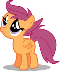 Size: 824x970 | Tagged: safe, artist:creshosk, derpibooru import, scootaloo, cute, cutealoo, frown, looking up, puppy dog eyes, sad, simple background, solo, transparent background, vector