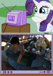 Size: 564x800 | Tagged: alyx vance, derpibooru import, dog, eli vance, exploitable meme, half-life, half-life 2, meme, obligatory pony, rarity, safe, tv meme