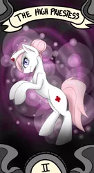 Size: 1200x2200 | Tagged: artist:chromadraws, card, derpibooru import, nurse redheart, safe, solo, tarot