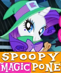 Size: 406x483 | Tagged: 2spooky, derpibooru import, expand dong, exploitable meme, meme, rarity, safe, spoopy, witch
