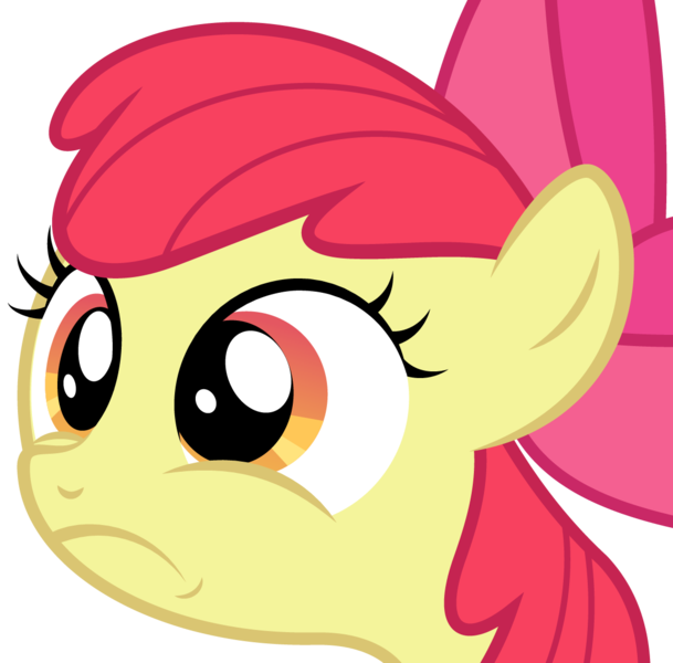 Size: 1136x1119 | Tagged: safe, artist:genericdave, derpibooru import, apple bloom, simple background, solo, transparent background, vector